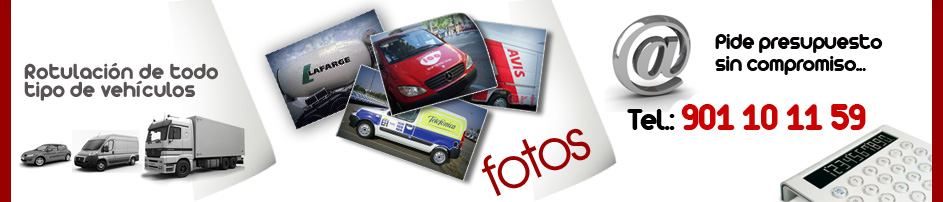 rotulacion para  vehiculos
